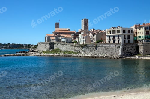 Preview: The resort of Antibes on the Corniche de l'Esterel on the Cote d'Azur in the South of France.
