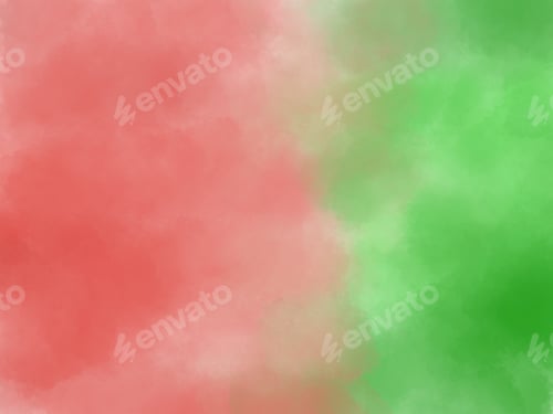 Preview: Paint Watercolor red and green color Pale Grunge Gradient colorful white background Abstract Paper