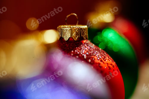 Preview: new year balls collection background