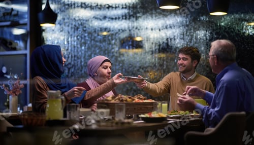 Preview: A modern and traditional European Islamic family comes together for iftar in a contemporary
