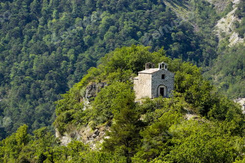 Preview: Stone Chapel Perched on a Peak