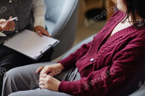 Preview: Woman Attending Counseling Session with Therapist