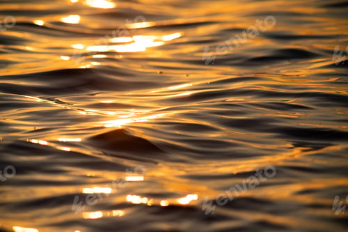 Preview: abstract background of waves at sunset