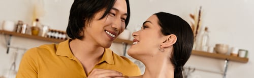 Preview: Couple shares a heartfelt moment at home while enjoying each others company