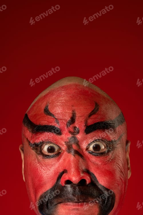 Preview: An Actor Portrays Guang Gong, Ancient Chinese General in Beijing Opera Costume