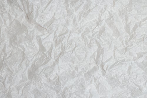 Preview: White crumpled paper texture background