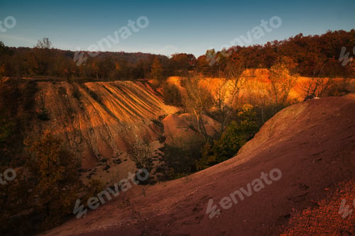 Preview: Abandoned open-pit bauxite mine