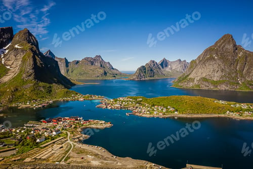 Preview: Lofoten is an archipelago in the county of Nordland, Norway.