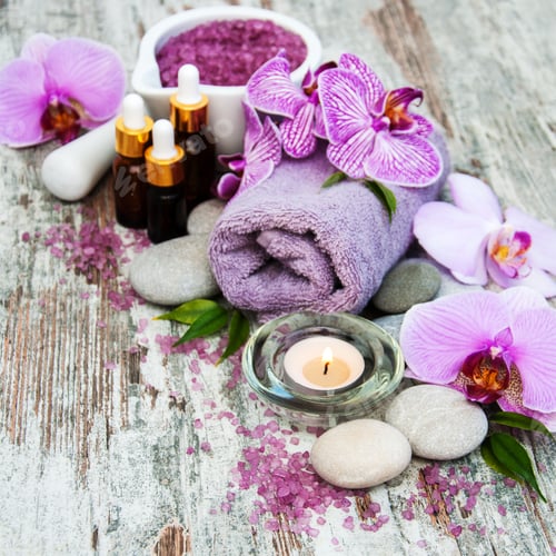 Preview: Spa and massage products with orchids