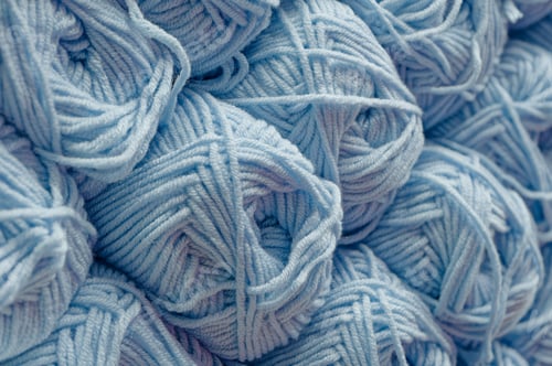 Preview: Close-Up of Baby Blue Yarn Balls