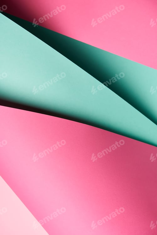 Preview: abstract creative bright turquoise and pink textured paper background