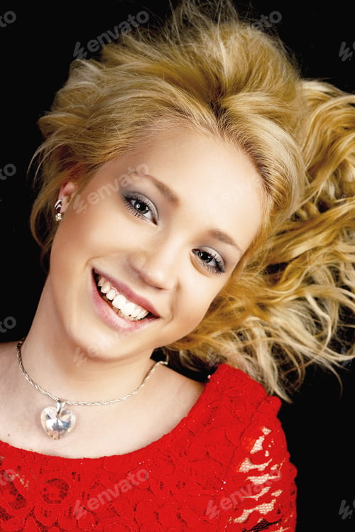 Preview: Glamour Portrait Of Beautiful Woman Model