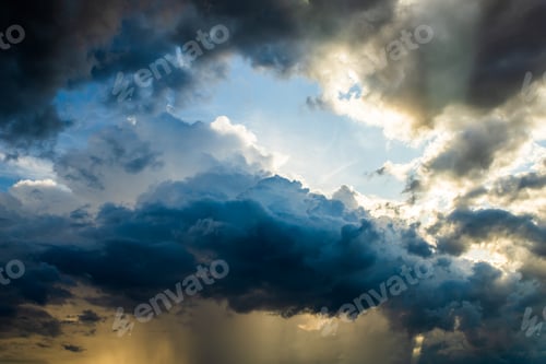 Preview: thunder storm sky Rain clouds