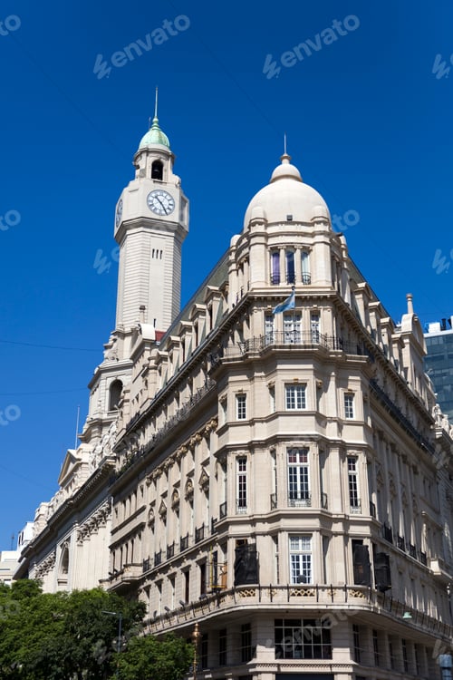 Preview: City Legislature Building and Clock Tower in Montserrat district of Buenos Aires