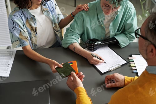 Preview: Lesbian couple filing documents for marriage