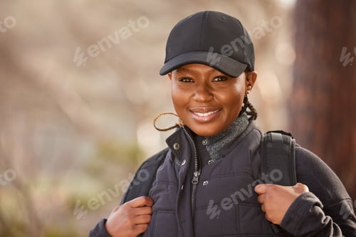 Preview: A day in nature is just what I need. Shot of a young woman enjoying a day in nature.
