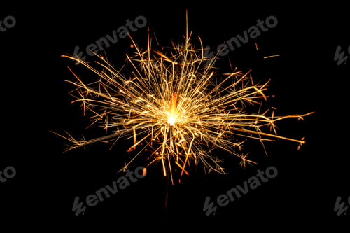 Preview: burning christmas sparkler