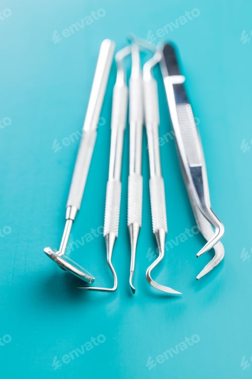 Preview: Dental instruments. Dentists tools.