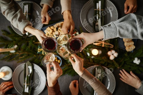 Preview: Christmas Dinner Top View