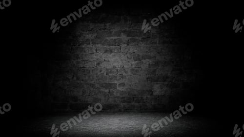 Preview: Abstract black brick with vignette background