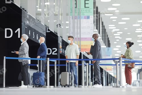 Preview: Social distance at the airport