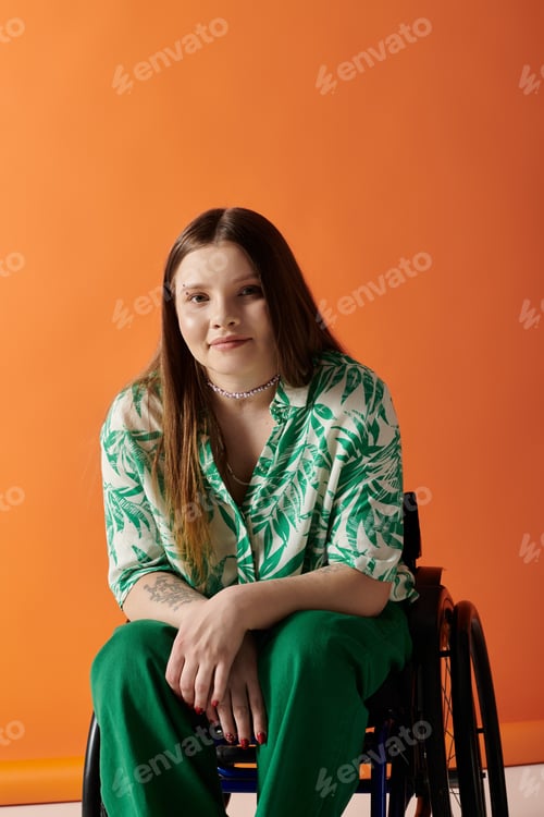 Preview: Vibrant confidence: a portrait of strength