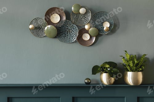 Preview: Stylish and modern composition of living room