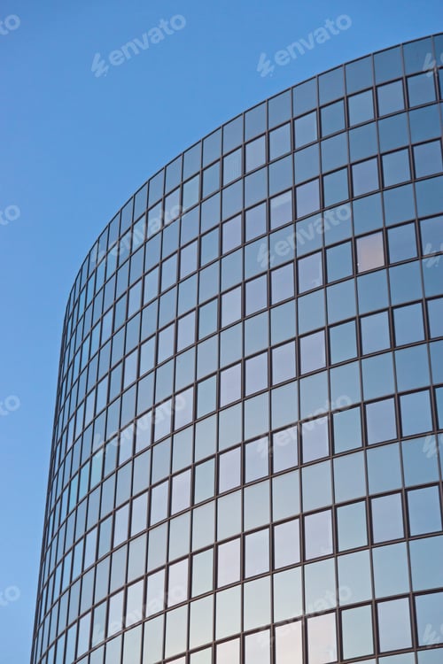 Office building in the early morning