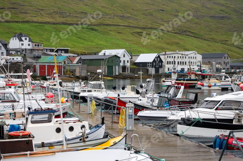 Preview: Torshawn city, the capital of The Faroe Islands, Denmark.