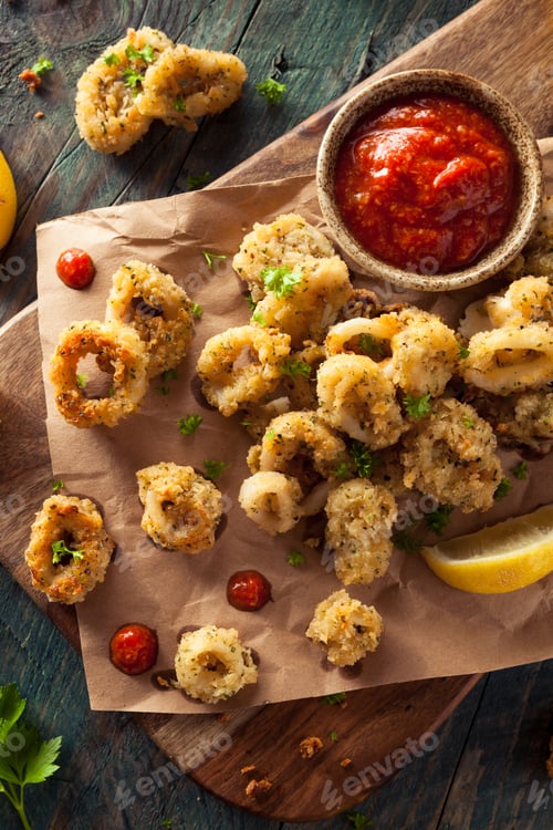 Preview: Homemade Breaded Fried Calamari