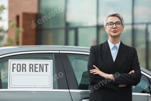 Preview: Woman suggesting car for rent