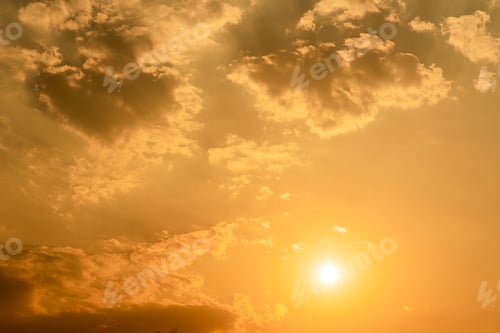 Preview: Colorful evening sky sunset clouds amazing nature background and peaceful sunset.