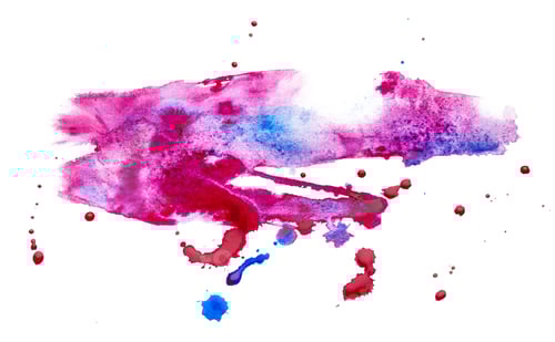 Preview: Colorful Abstract Watercolor Splash on White Background