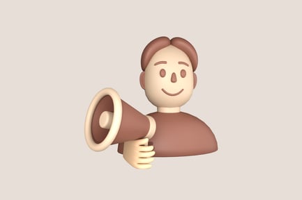 Preview: Male Influencer Ads 3D Illustrations