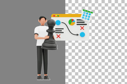 Preview: Business Strategy 3D Illustration