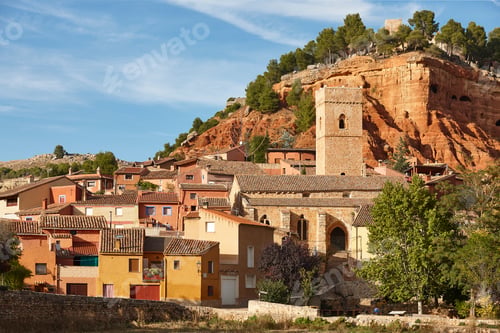 Preview: Traditional spanish medieval village of Anento. Zaragoza, Aragon. Spain