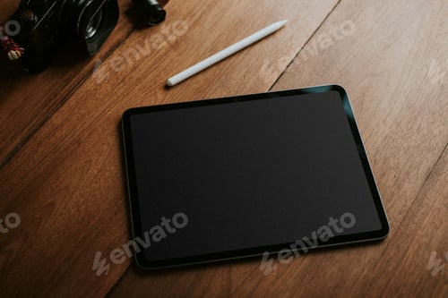 Preview: Digital tablet wallpaper screen mockup