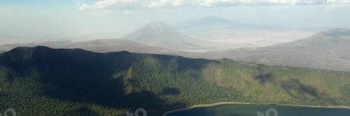 Preview: aerial view on african landscape