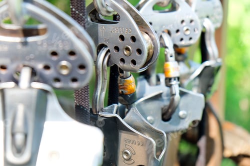 Preview: Detail of Rock climbing equipment
