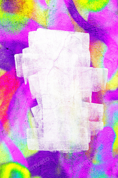 Preview: Acid Pastel Abstract Texture with Neon Hues for 90s Y2K Aesthetic