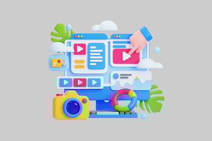 Preview: Online media creative scene asset