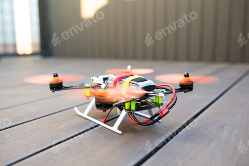 Preview: Drone prepare to fly