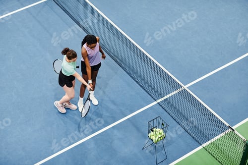 Preview: Tennis Practice Top View