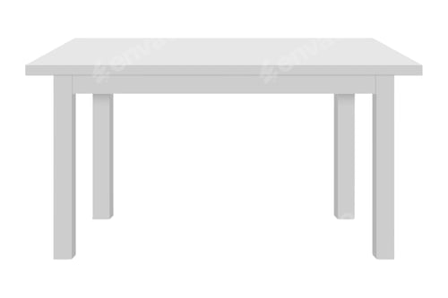 Preview: #1105 White table isolated on a transparent background