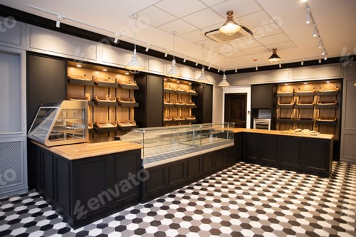 Preview: Bakery shop interior