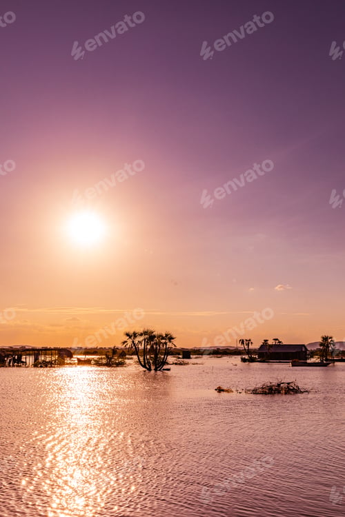 Preview: Lake Turkana Lodwar Kalokol Town Landscapes Waterscape Kenya East Africa