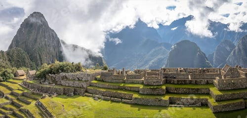 Preview: Panoramic View of Machu Picchu Inca Ruins - Sacred Valley, Peru