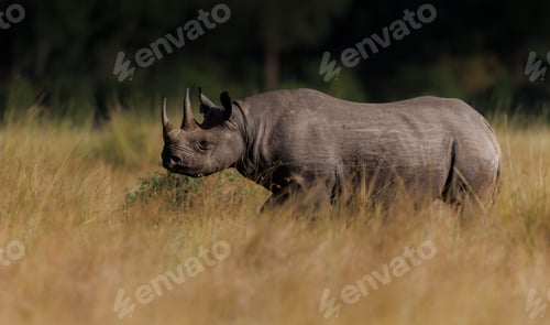 Preview: A Black Rhino in Africa