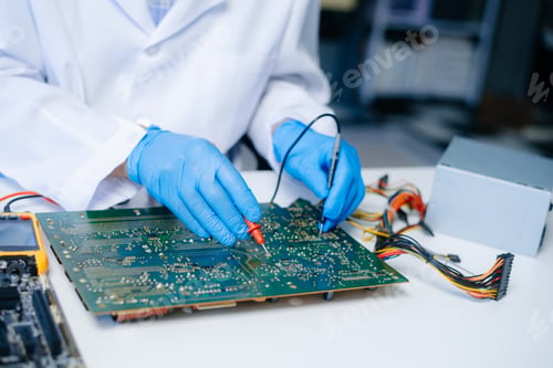 Preview: Electronics technician, electronic engineering electronic repair, electronics measuring and testing,