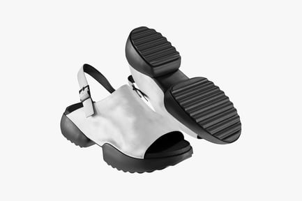 Preview: Platform Leather Sandals